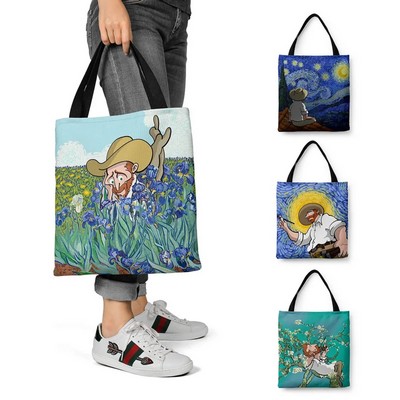 Grocery Canvas Tote Bag-Full Color Transfer