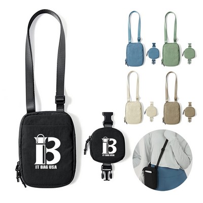 Crossbody Bag with Removable Adjustable Belt