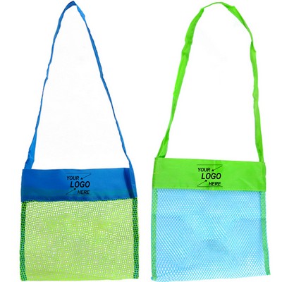 Kid's Small Seashell Mesh Tote Bag