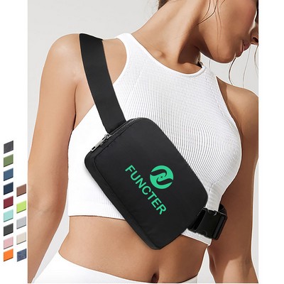Nylon Waist Bag Fanny Pack Crossbody Bag Belt Bag with Adjustable Strap