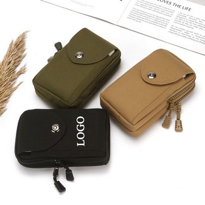 Wear Resistant Mobile Phone Holder Belt Waist Bag Coin Wallet