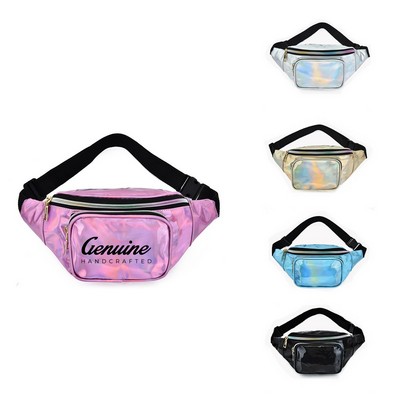 Holographic Adjustable Fanny Pack