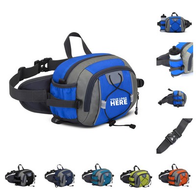 Hiking Fanny Pack With Water Bottle Holder