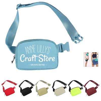 Nylon Adjustable Strap Fanny Pack