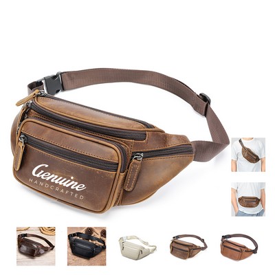 Genuine Leather Fanny Pack
