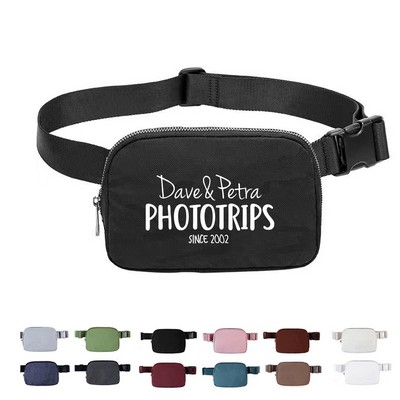 Nylon Waterproof Crossbody Fanny Pack