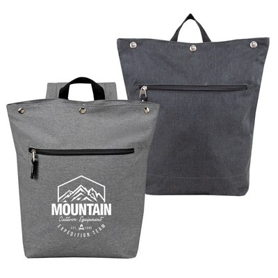 Zippered Computer Backpacks With Snap Closure