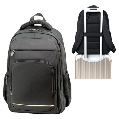 Bull Demin Polyester Computer Backpack