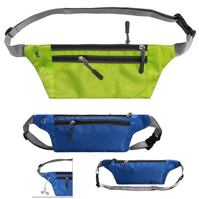 3 Zipper Fanny Bag Hip Pack