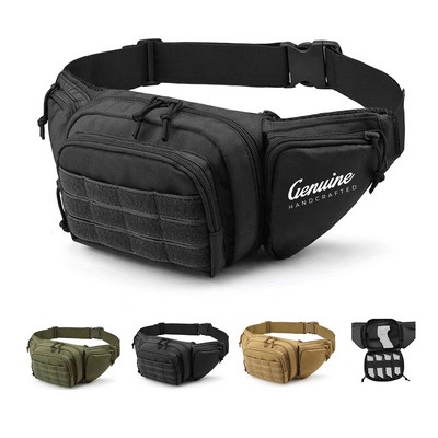 Tactical Nylon Multiple Pockets Fanny Pack