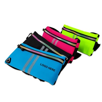 Reflective Runner Pouch Belt