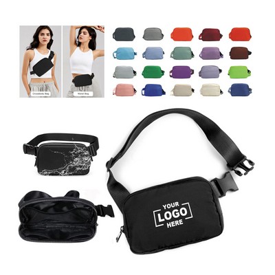 Adjustable Strap Crossbody Zipper Belt Bag Waist Pack