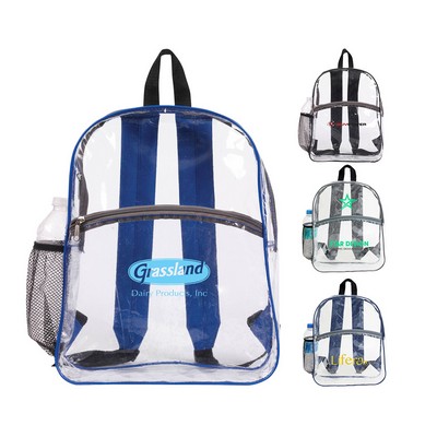 Clear Zipper Backpack