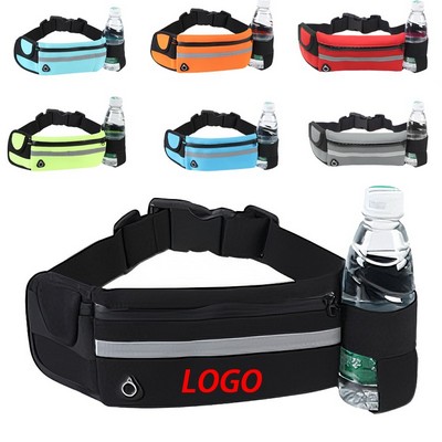 Outdoor Sports Fanny Pack With Cup Holder