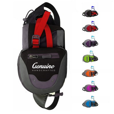 Multi-Pocket Bottle Holder Fanny Pack