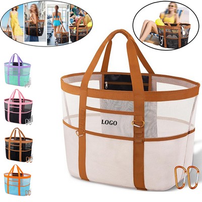 Mesh Large Beach Tote Bag
