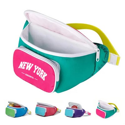 Portable Retro Cooler Fanny Pack