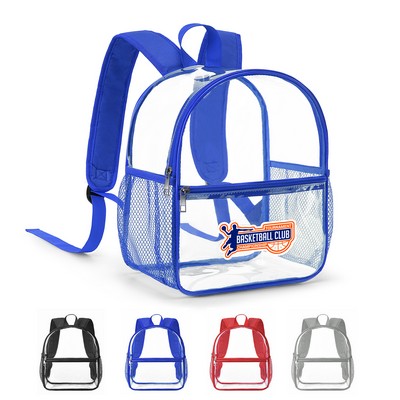 Stadium Approved Clear Backpack with Wide Shoulder Straps (10.5''×12''×6'')